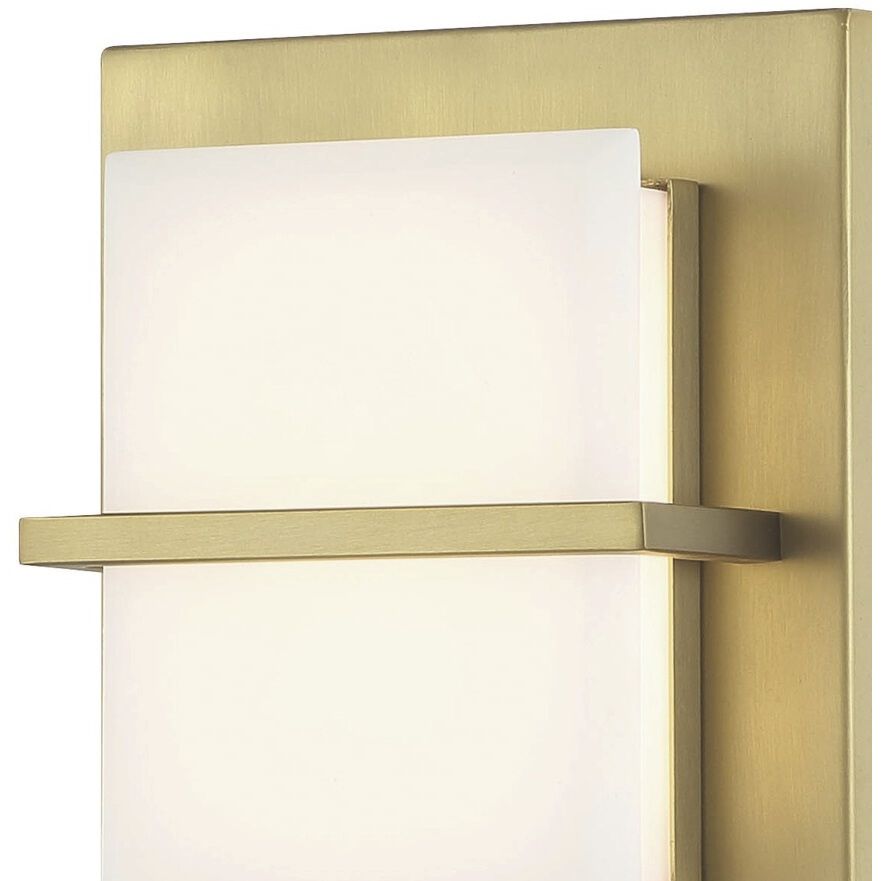 Tarnos LED 6.5 inch Soft Brass Wall Sconce Wall Light